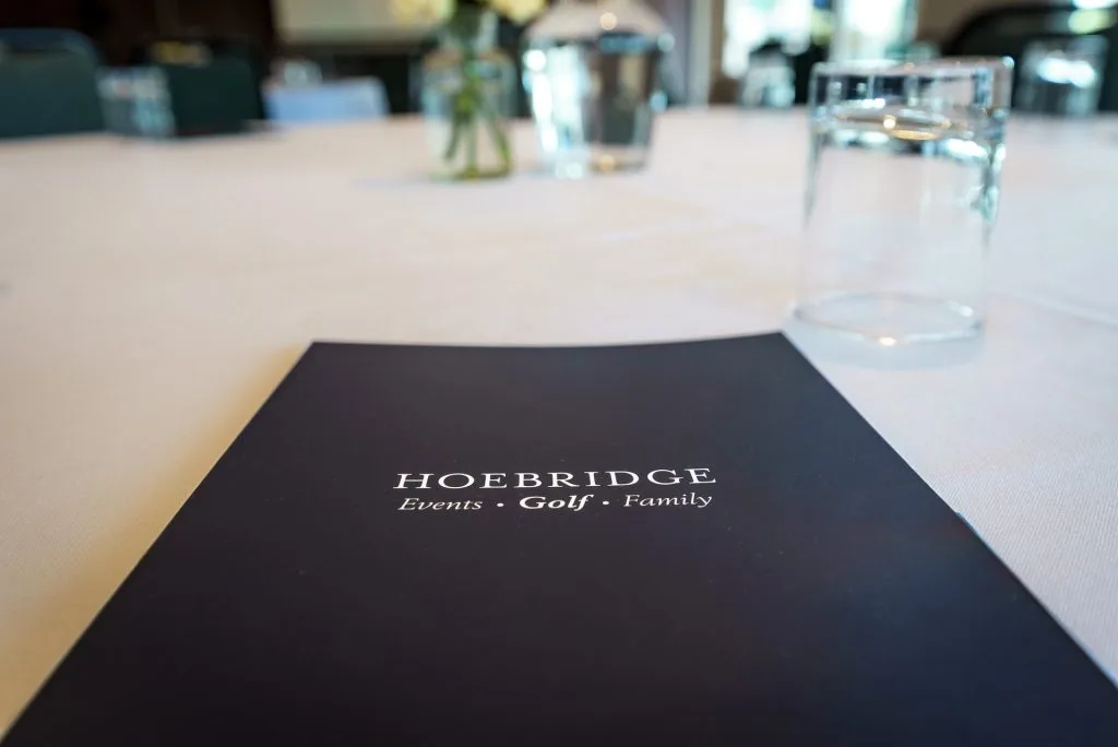 meeting venue in woking with bespoke notepads