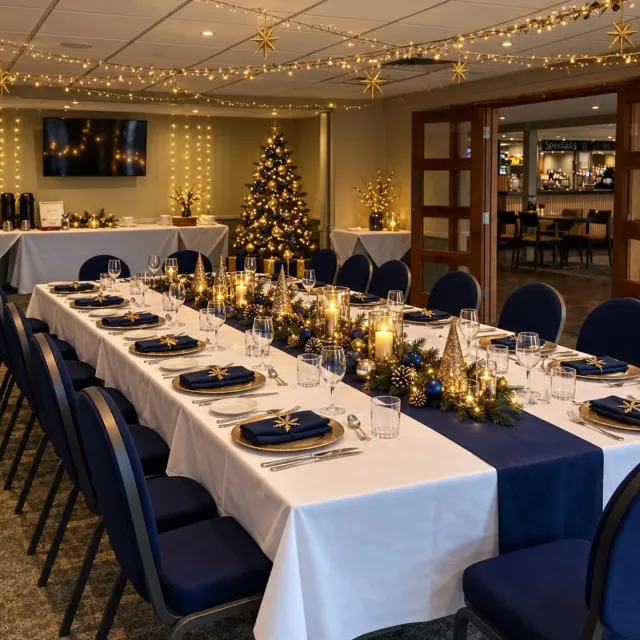 🎄Gather your favourite people and celebrate the festive season in style. From beautifully dressed private rooms to delicious festive lunches, we'll make your Christmas get-together one to remember. 🥂

🎅 Perfect for family, friends & festive get-togethers.

📞 Enquire with our Sales Team today to book your Christmas celebration. 01483 722611

#christmasathoebridge #christmas2026 #christmaslunch #festivecelebrations #hoebridge